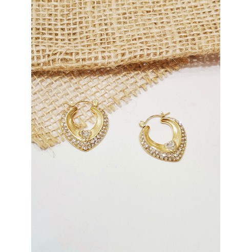 Boucles d'oreilles acier inoxydable E268