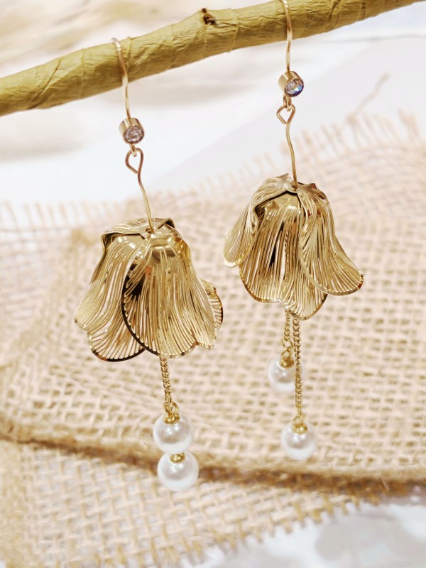Boucles d'oreilles acier inoxydable E274