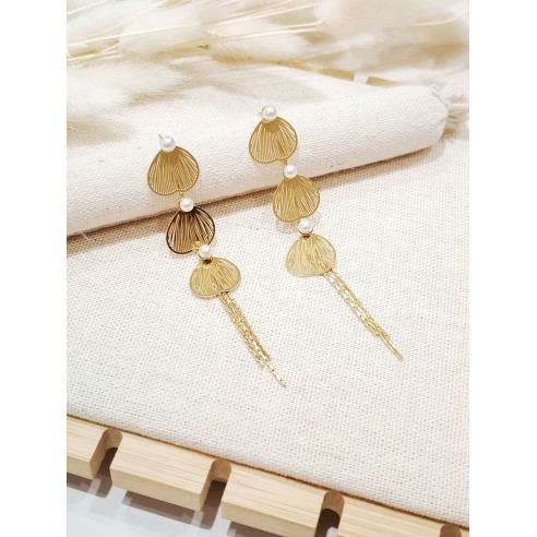 Boucles d'oreilles acier inoxydable E278