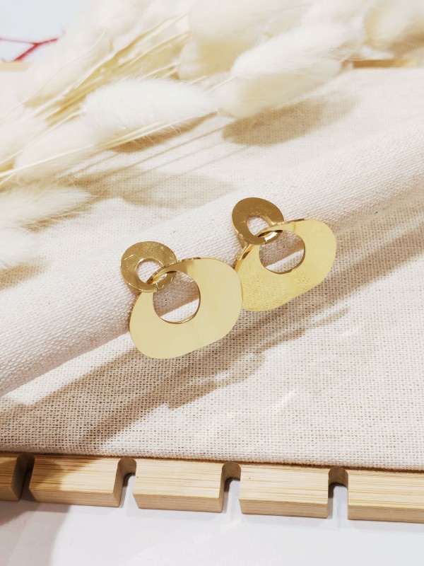 Boucles d'oreilles acier inoxydable E282