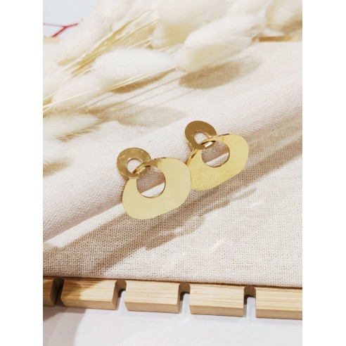 Boucles d'oreilles acier inoxydable E282