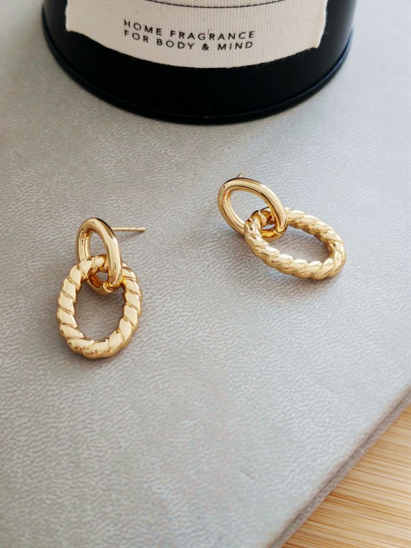 Boucles d'oreilles acier inoxydable E288