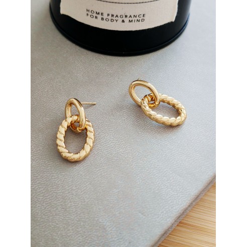Boucles d'oreilles acier inoxydable E288