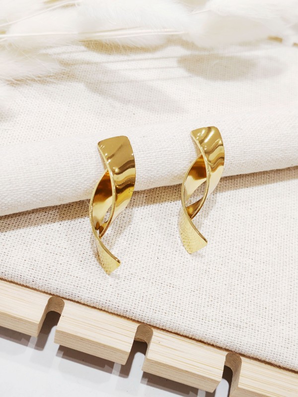 Boucles d'oreilles acier inoxydable E295