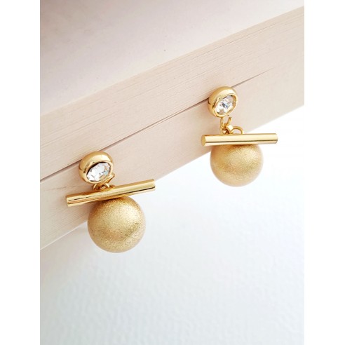 Boucles d'oreilles acier inoxydable E296