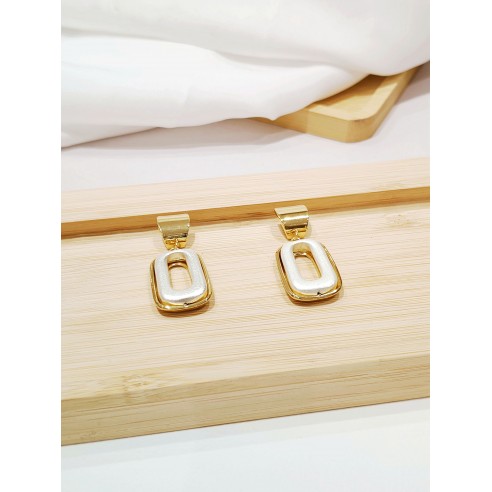 Boucles d'oreilles acier inoxydable E297