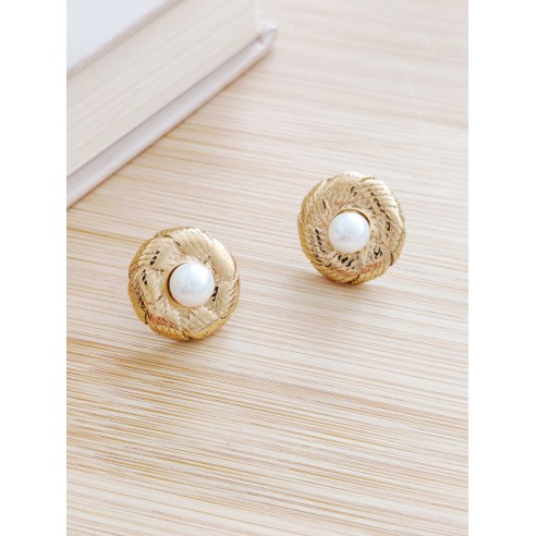 Boucles d'oreilles acier inoxydable E298
