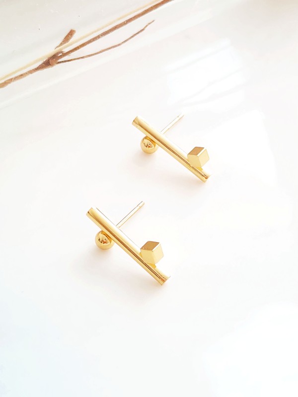Boucles d'oreilles acier inoxydable E302