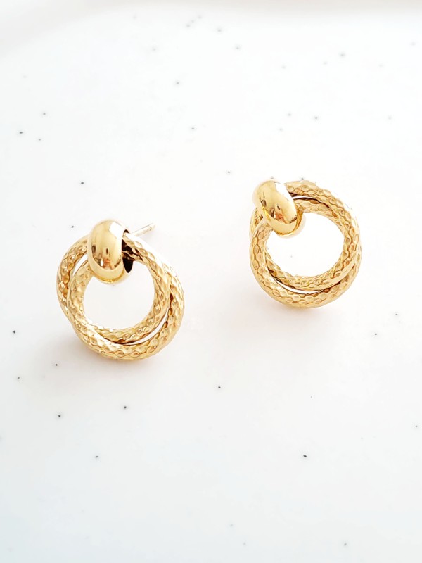 Boucles d'oreilles acier inoxydable E305