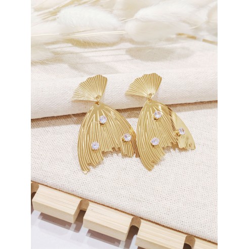 Boucles d'oreilles acier inoxydable E313