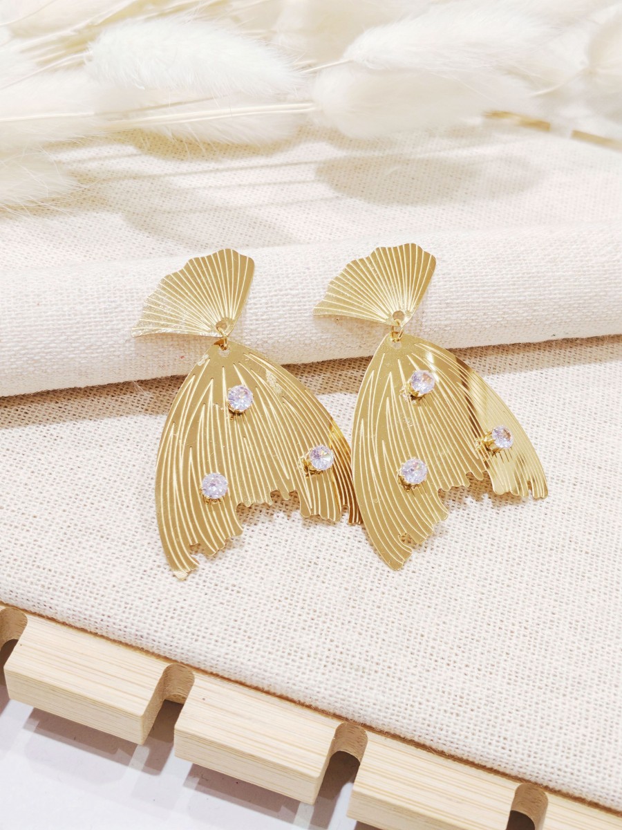 Boucles d'oreilles acier inoxydable E313