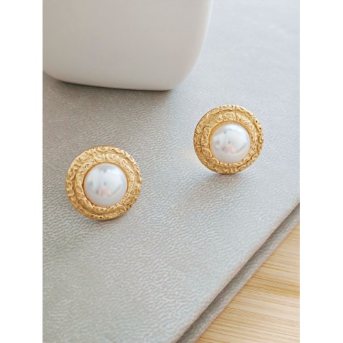 Boucles d'oreilles acier inoxydable E318