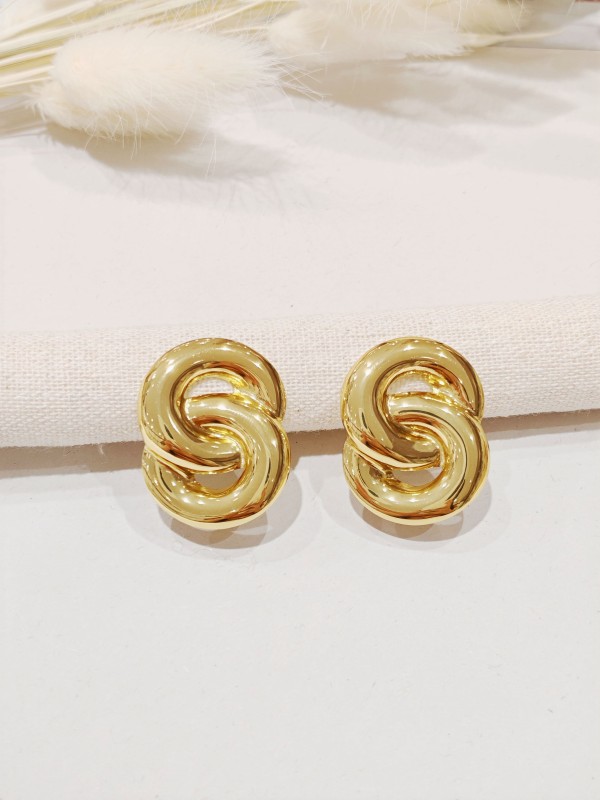 Boucles d'oreilles acier inoxydable E322
