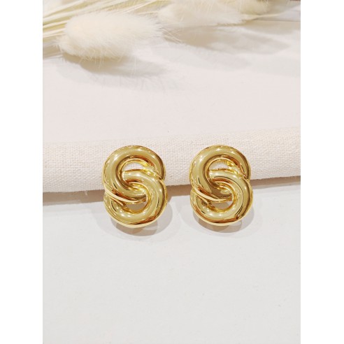 Boucles d'oreilles acier inoxydable E322