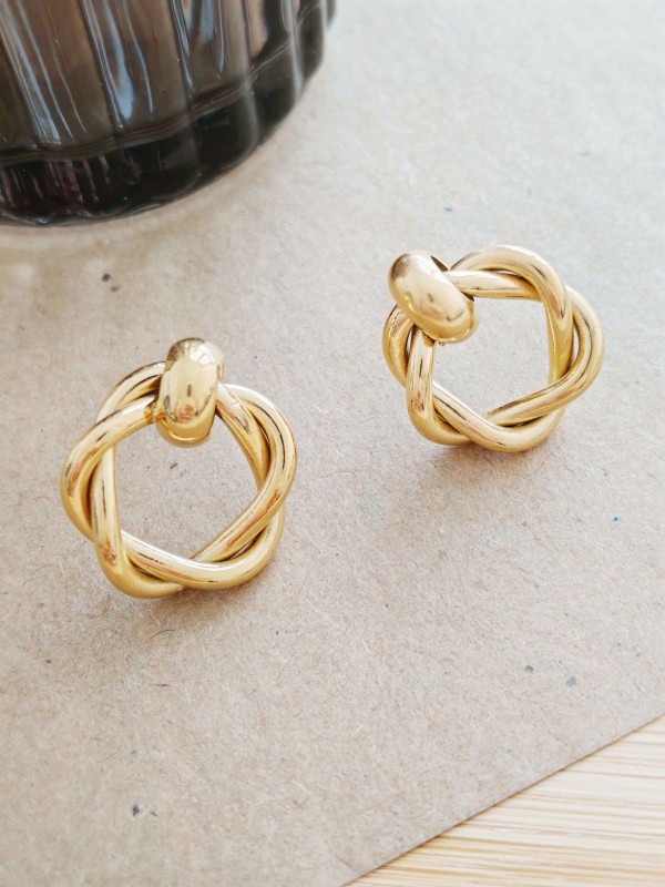 Boucles d'oreilles acier inoxydable E327
