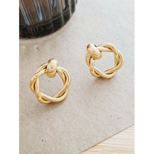 Boucles d'oreilles acier inoxydable E327