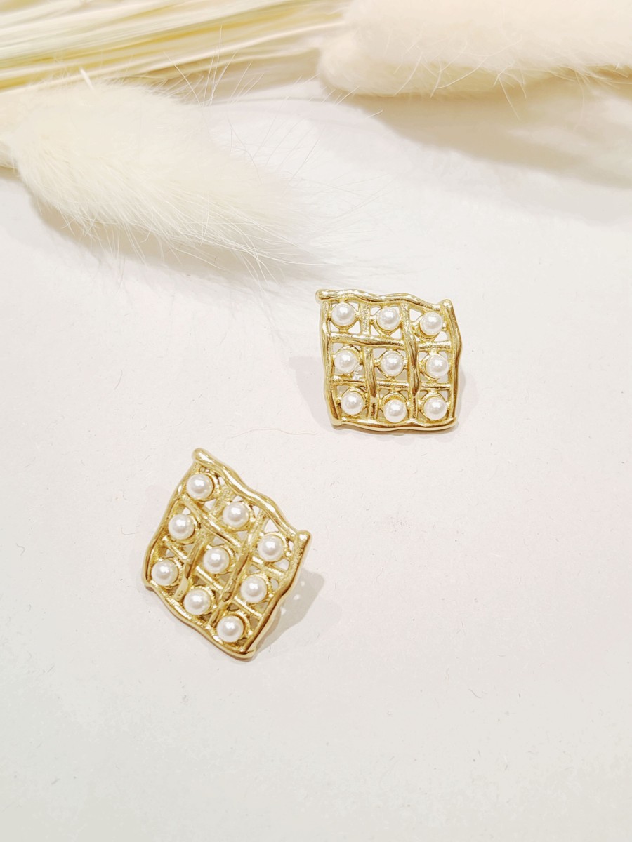 Boucles d'oreilles acier inoxydable E335