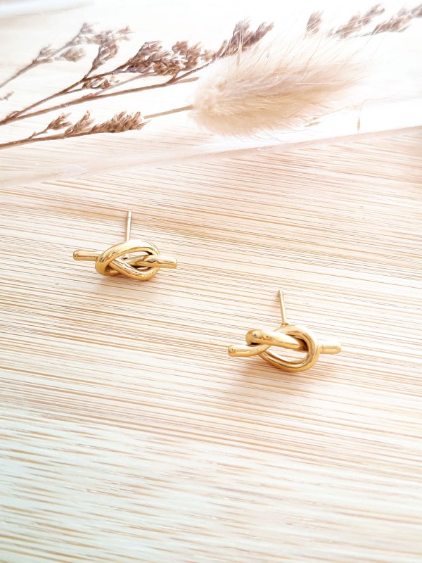 Boucles d'oreilles acier inoxydable E337