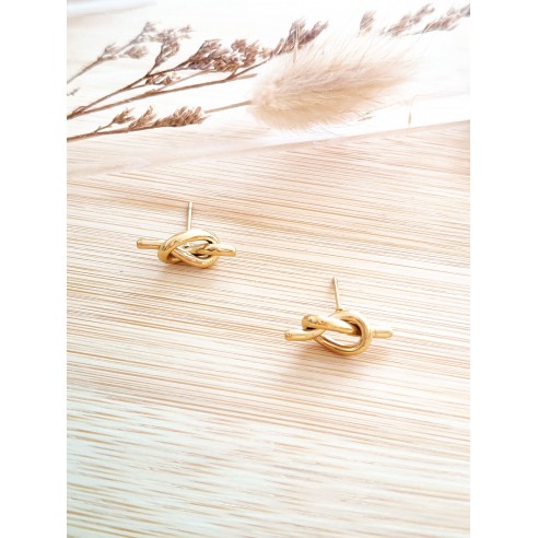 Boucles d'oreilles acier inoxydable E337