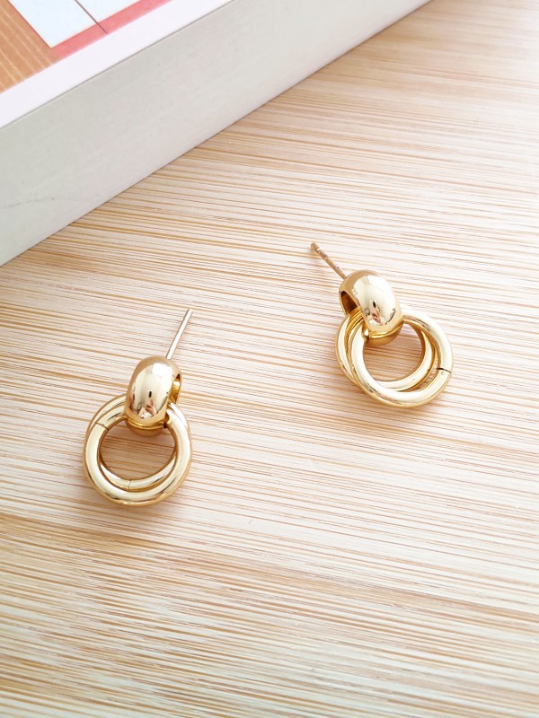 Boucles d'oreilles acier inoxydable E338