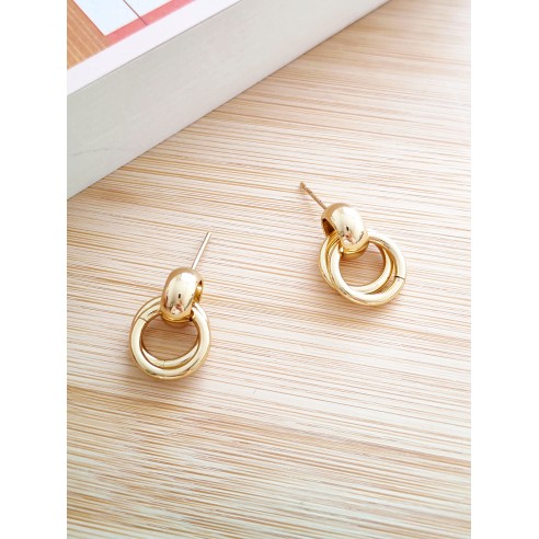 Boucles d'oreilles acier inoxydable E338