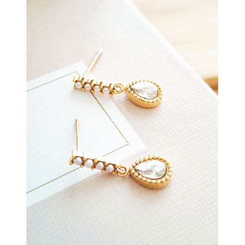 Boucles d'oreilles acier inoxydable E343