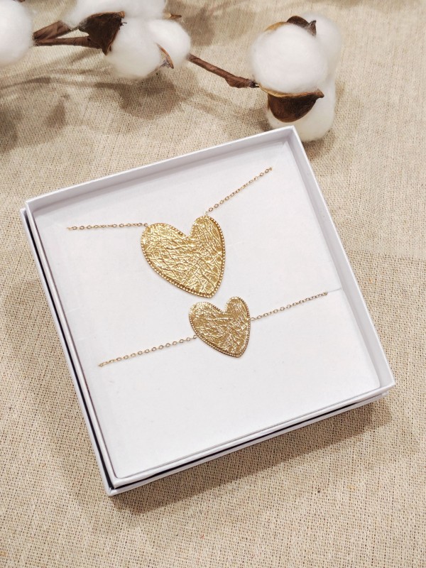 Coffret bijoux en acier inoxydable C054