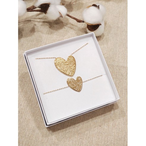 Coffret bijoux en acier inoxydable C054