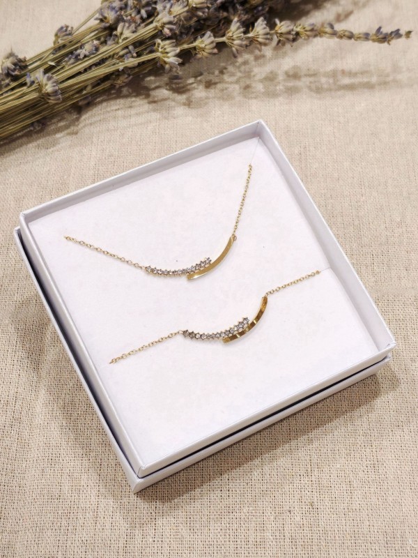 Coffret bijoux en acier inoxydable C062