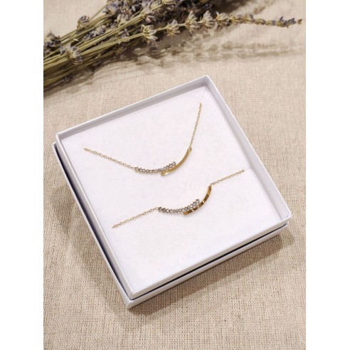 Coffret bijoux en acier inoxydable C062