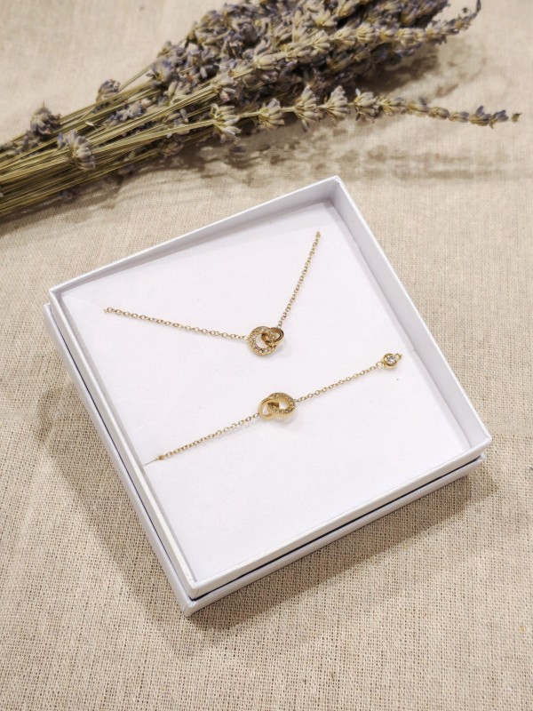 Coffret bijoux en acier inoxydable C063