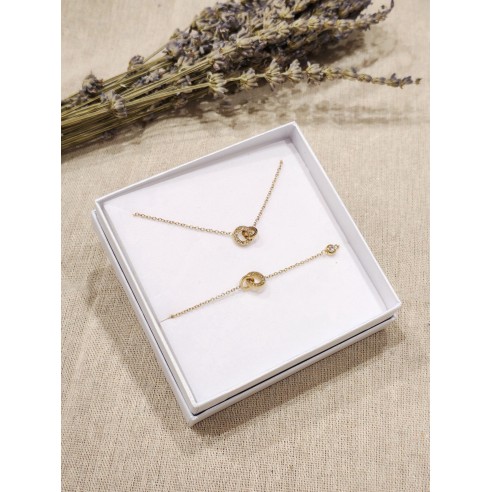 Coffret bijoux en acier inoxydable C063
