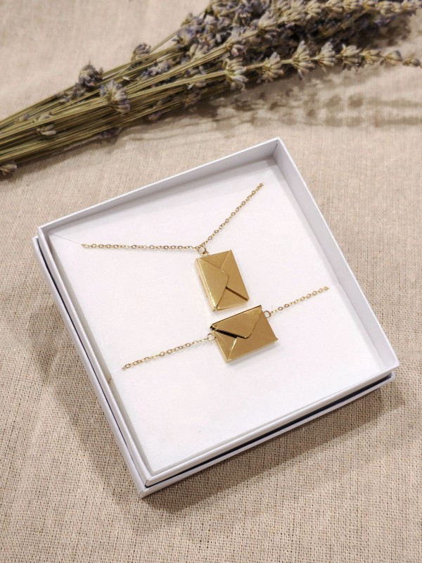 Coffret bijoux en acier inoxydable C064
