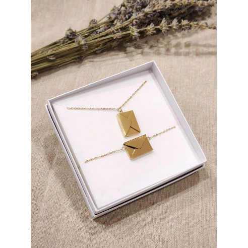 Coffret bijoux en acier inoxydable C064
