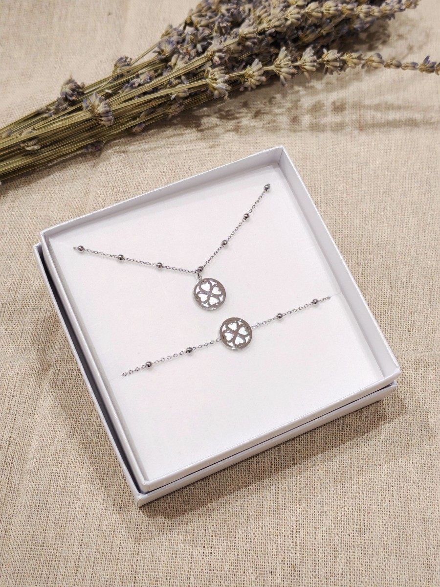 Coffret bijoux en acier inoxydable C066