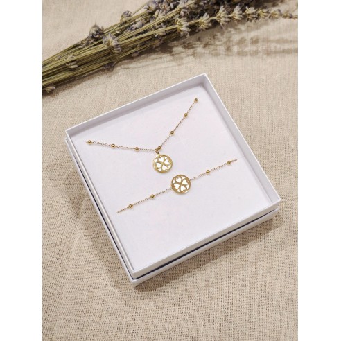 Coffret bijoux en acier inoxydable C066