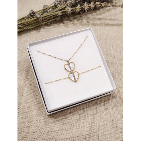 Coffret bijoux en acier inoxydable C069