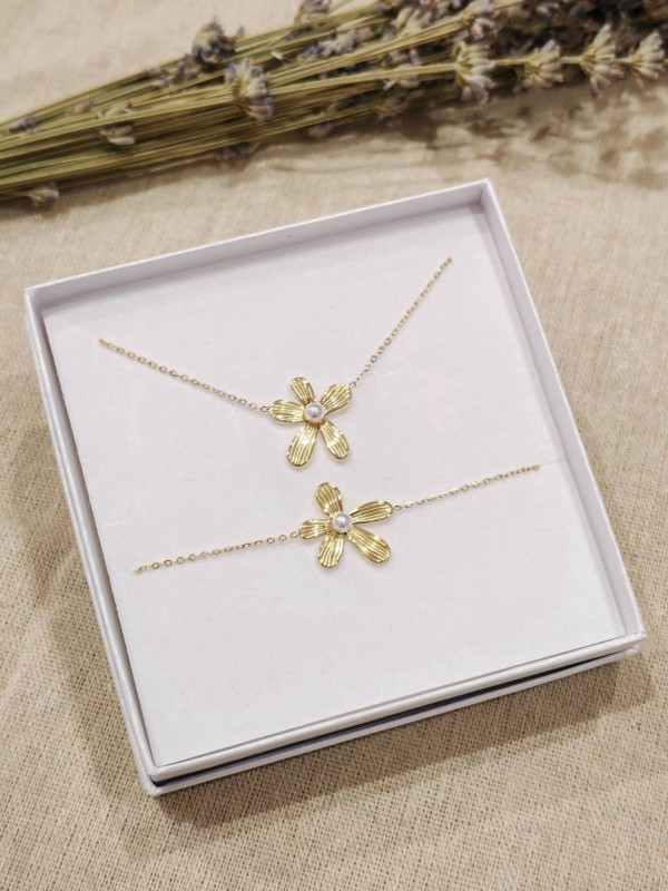 Coffret bijoux en acier inoxydable C071