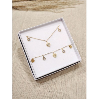 Coffret bijoux en acier...