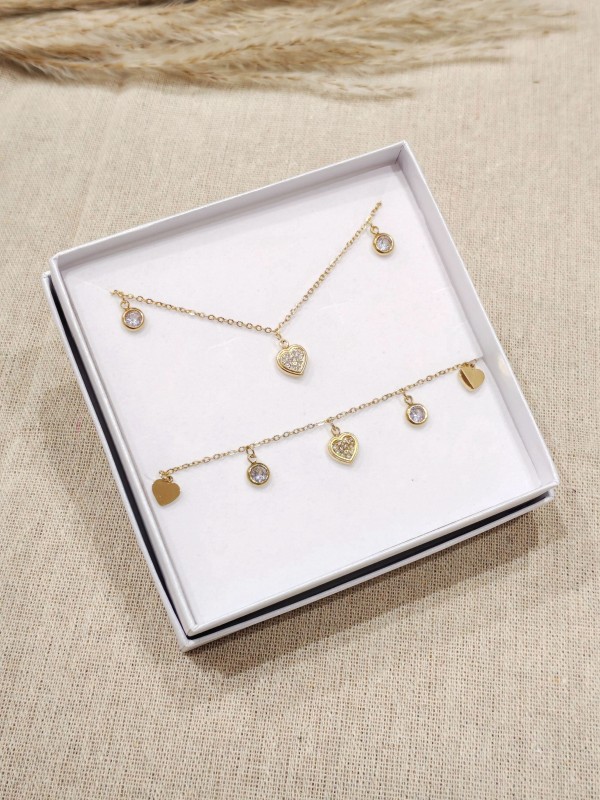 Coffret bijoux en acier inoxydable C072