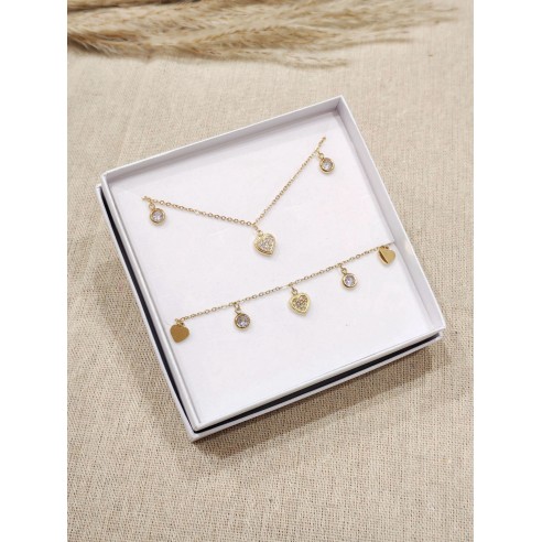 Coffret bijoux en acier inoxydable C072