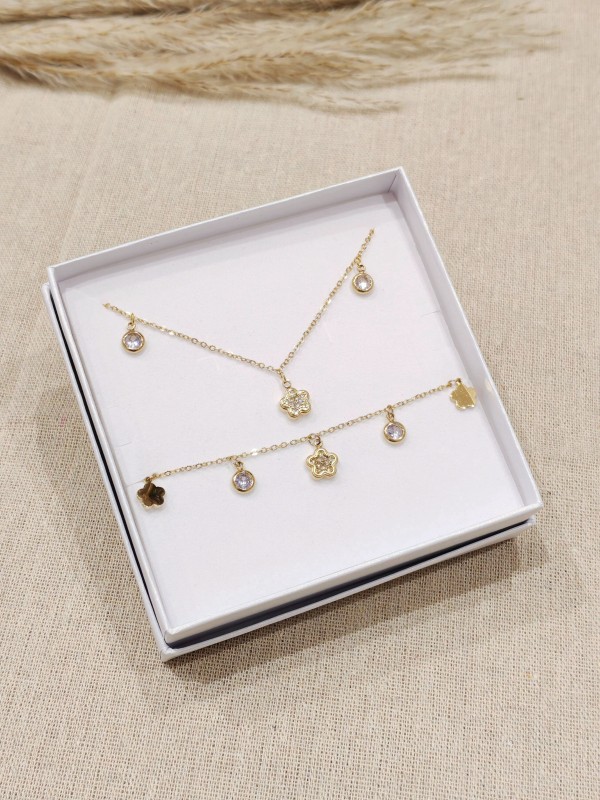 Coffret bijoux en acier inoxydable C073
