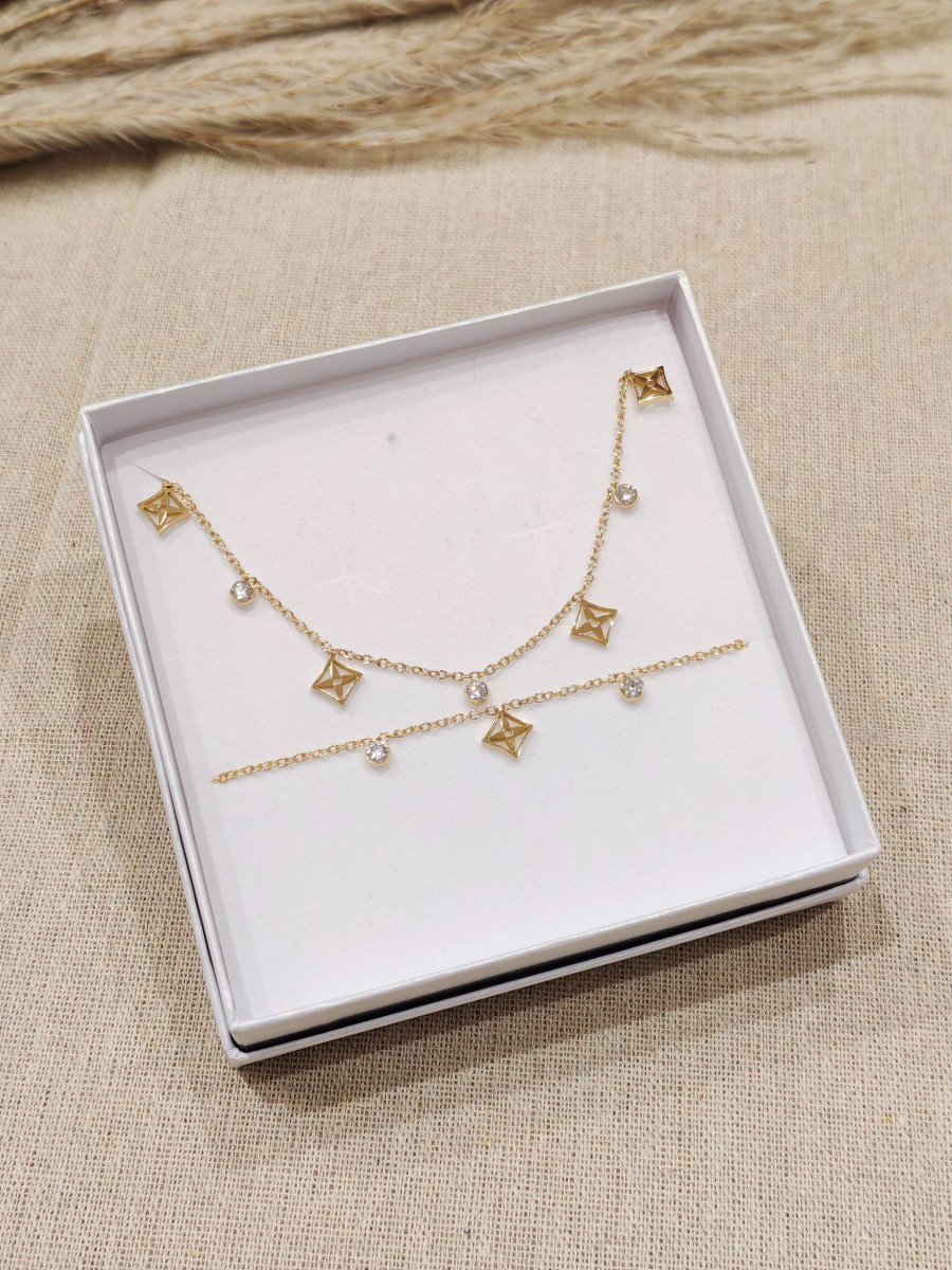 Coffret bijoux en acier inoxydable C074