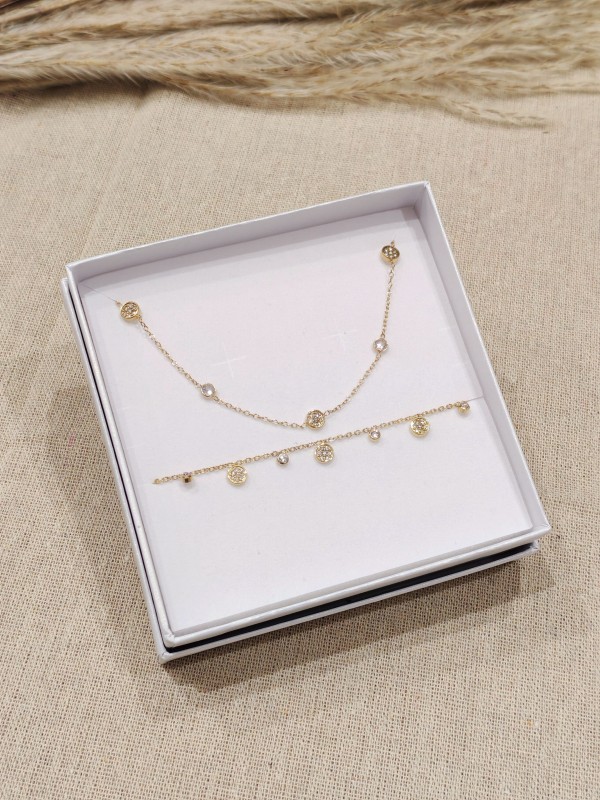 Coffret bijoux en acier inoxydable C075