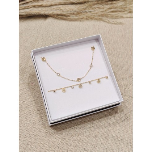 Coffret bijoux en acier inoxydable C075