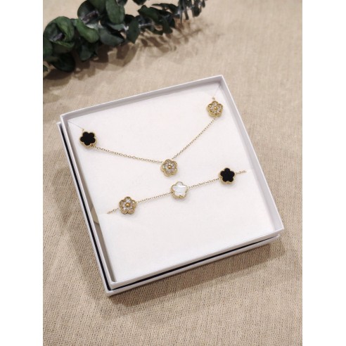 Coffret bijoux en acier inoxydable C076