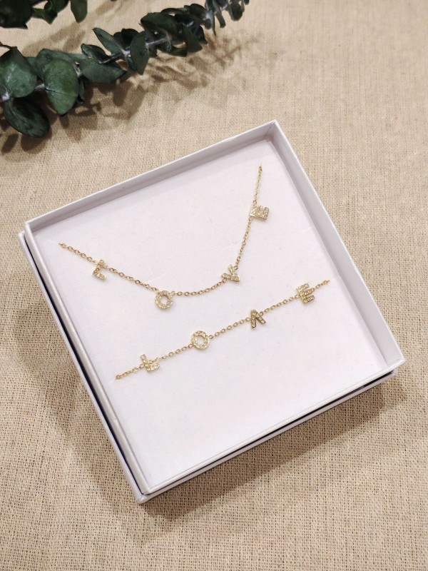 Coffret bijoux en acier inoxydable C078