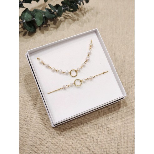Coffret bijoux en acier inoxydable C079