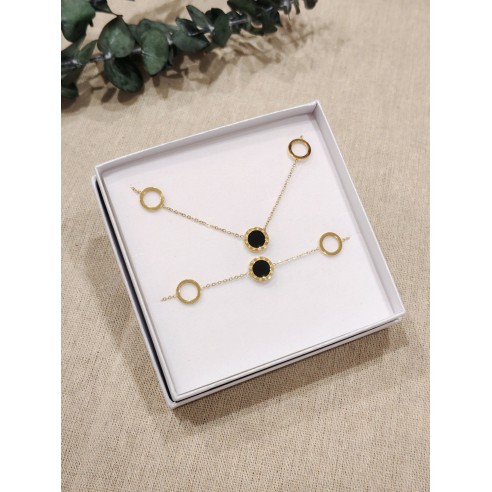 Coffret bijoux en acier inoxydable C080