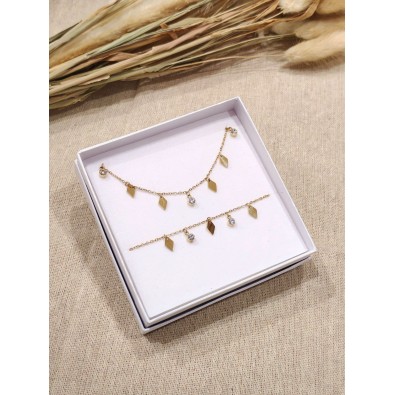 Coffret bijoux en acier...